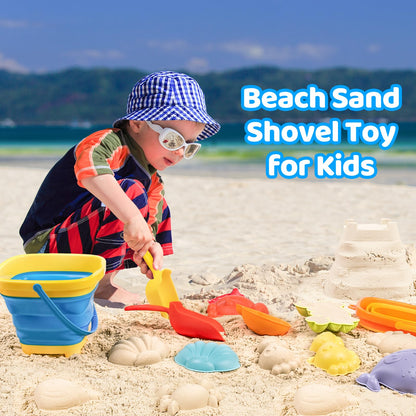 Kids Sand Beach Toys for Kids 3-10 with Collapsible Bucket and Shell Bags 🍁 All In One Marketplace Canada