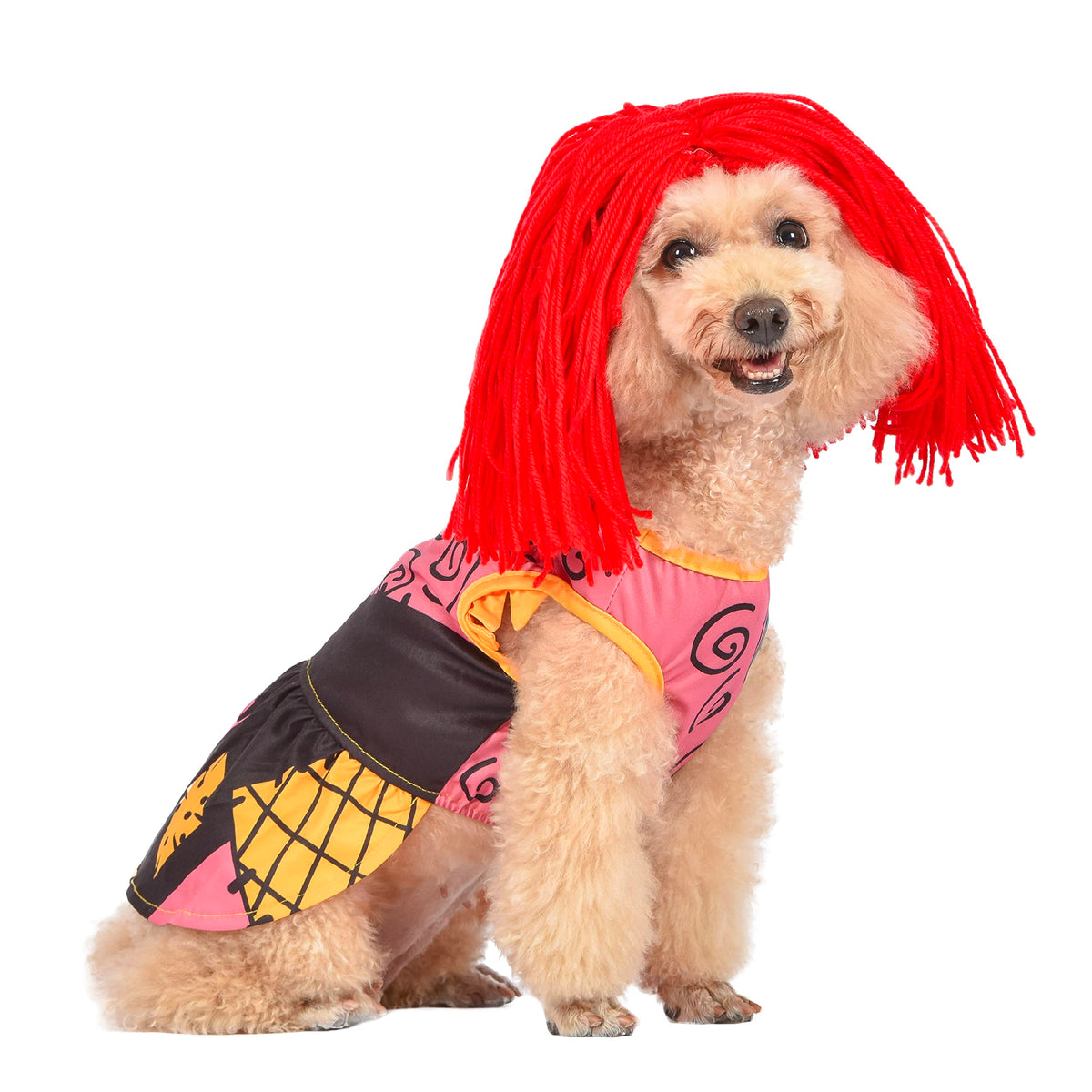 Costume pour chien Disney Halloween L'Étrange Noël de monsieur Jack, modèle Sally - Costume d'Halloween sous licence officielle pour chiens, taille grand