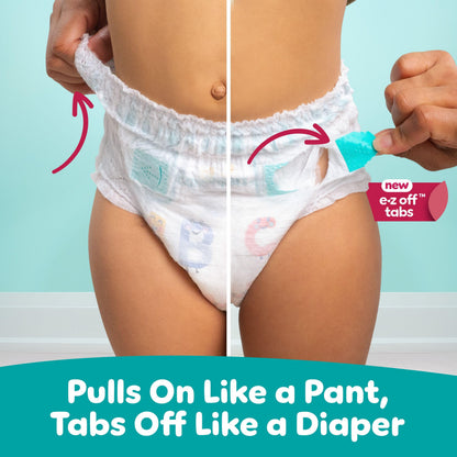 Pampers Diapers - Cruisers 360 degrees - Size 4, 64 Count, up to 100% Leakproof Fit, Designed for Active Babies, Pull On Diaper, EZ Off Tabs Designed for Easy Changes