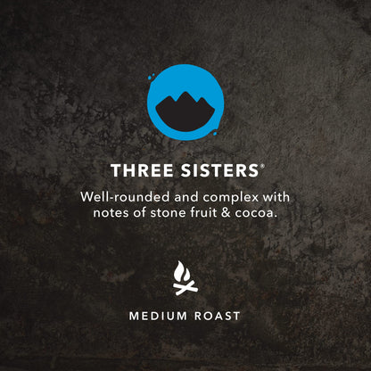Kicking Horse Coffee Three Sisters Blend – Whole Bean Medium Roast, 100% Organic Arabica, 850g