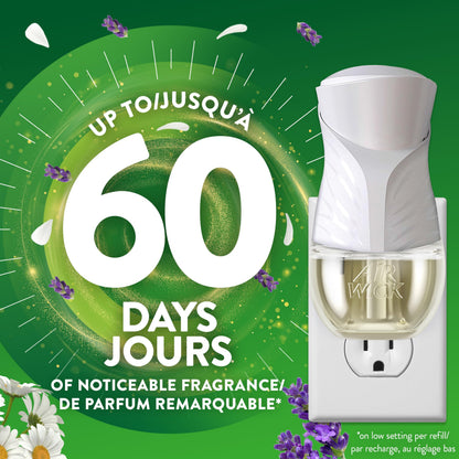 Air Wick Plug in Scented Oil Refills, Lavender and Chamomile, Eco Friendly, Essential Oils, Air Freshener, 0.67 Fl Oz (Pack of 10)
