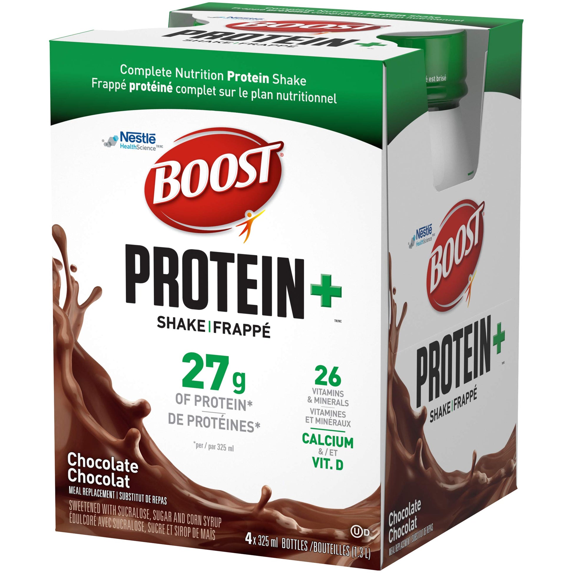Boost Protein+ Chocolate Meal Replacement Shake, 12-Pack