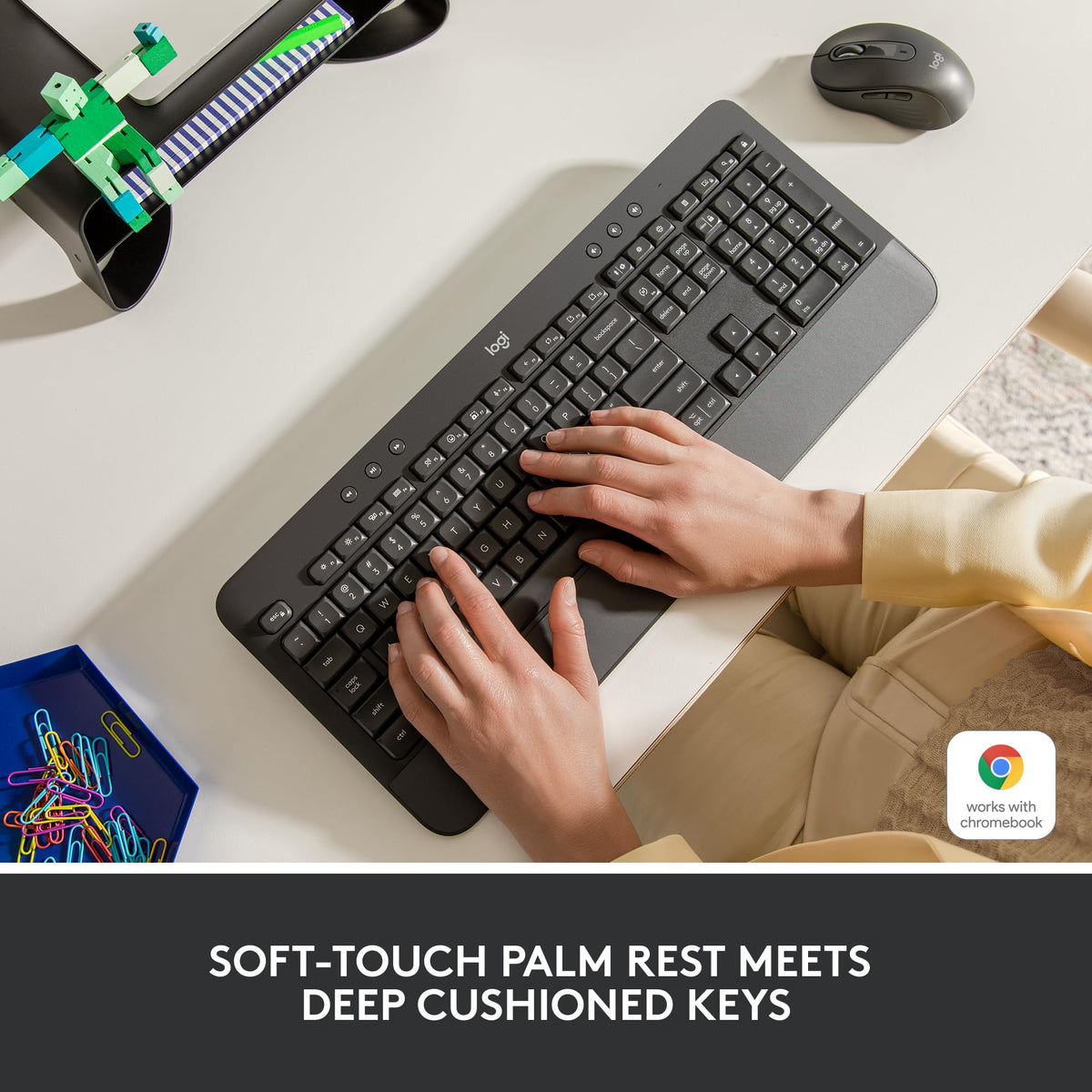 Logitech Signature K650 Comfort Full Size Wireless Keyboard - Graphite