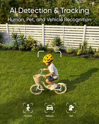 eufy Security Floodlight Camera E340 Wired, 360° Pan and Tilt, 24/7 Recording, Dual-Band Wi-Fi, 2,000 Lumens, Motion-Activated, Dual Camera, HomeBase 3 Compatible, Local Storage, No Monthly Fee - Available at All In One Marketplace Canada