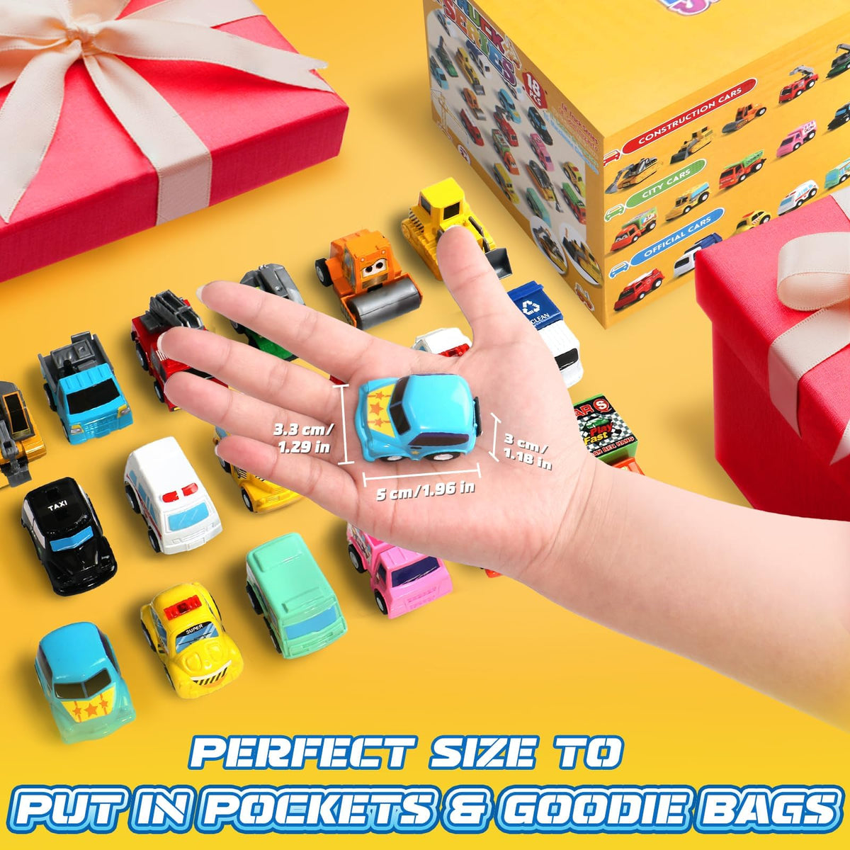Fajiabao Toy Cars for Kids 3-5, 18 PCS Pull Back Cars and Trucks Set 🍁 All In One Marketplace Canada