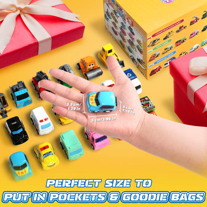 Fajiabao Toy Cars for Kids 3-5, 18 PCS Pull Back Cars and Trucks Set 🍁 All In One Marketplace Canada