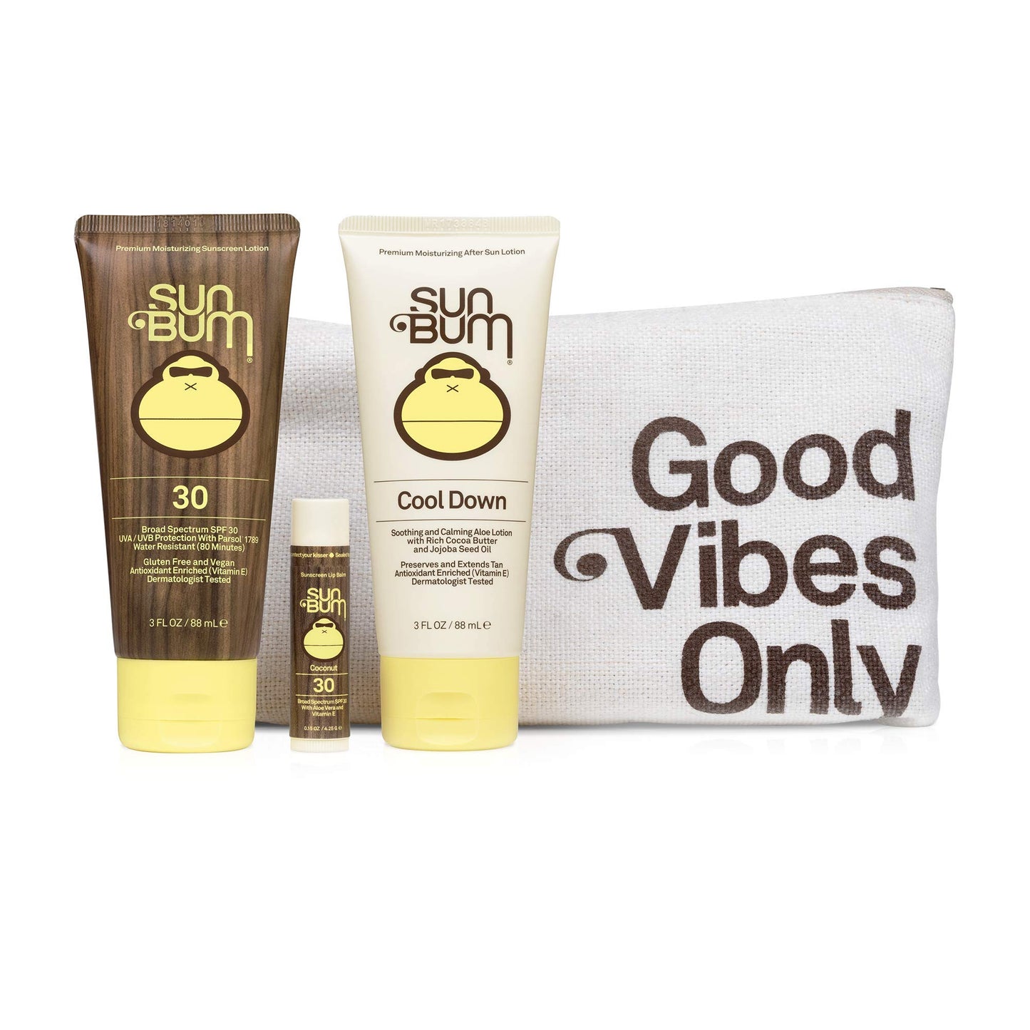 Sun Bum The Getaway | SPF 30 Sunscreen Lotion, Cool Down Lotion and SPF 30 Coconut Lip Balm - Available at All In One Marketplace Canada