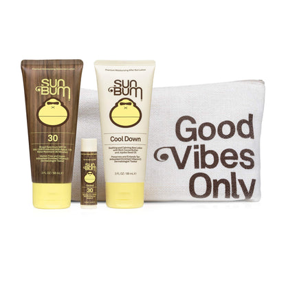 Sun Bum The Getaway | SPF 30 Sunscreen Lotion, Cool Down Lotion and SPF 30 Coconut Lip Balm - Available at All In One Marketplace Canada