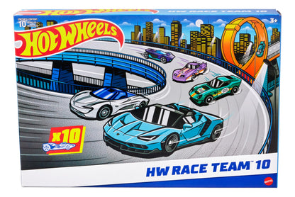 Hot Wheels 10-Pack of Toy Race Cars, Includes 1:64 Scale Corvette, Lamborghini, McLaren & Hot Wheels Originals - Available at All In One Marketplace Canada