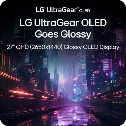 LG Ultragear 27" OLED Gaming Monitor 27GX704A-B WQHD 240Hz NVIDIA G-Sync