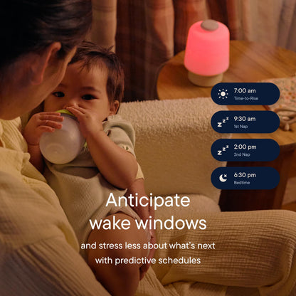 Hatch Baby Sound Machine, Night Light | Hatch Baby Model | Sleep Support | Registry Essential, Routine Builder, Time-to-Rise Alarm Clock, White Noise, Nursery Stories, Toddler Kids (Wi-Fi), Greige
