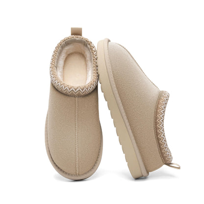 DREAM PAIRS Women's Slippers Genuine Suede,Sand,8.5 🍁 All In One Marketplace Canada