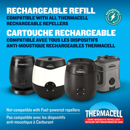 Thermacell Mosquito Rechargeable Repeller Refills; 72 Hours; Compatible with Thermacell E-Series & Radius Only; 20 Foot (6 m) Mosquito Repellent Zone; Deet Free Bug Spray Alternative; Scent Free …