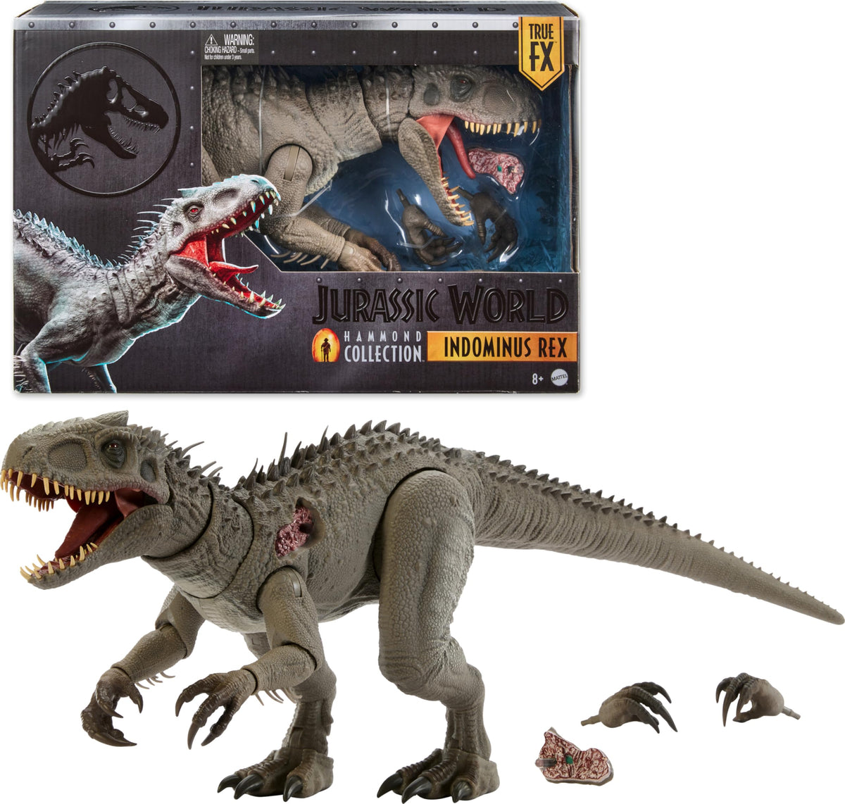 Mattel Jurassic World Hammond Collection Indominus Rex Dinosaur Figure
