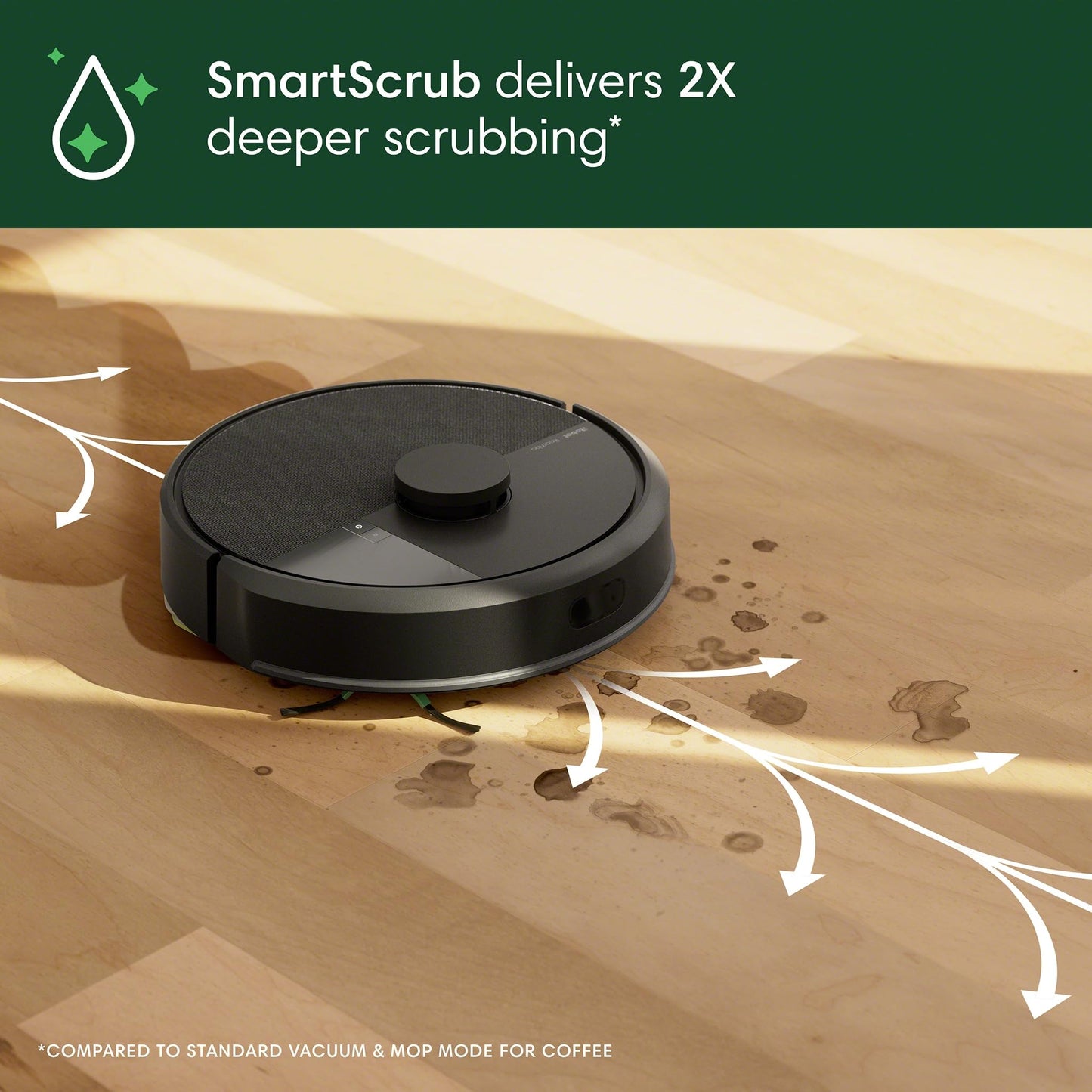 iRobot Roomba 105X Robot Vacuum & Mop Combo, AutoEmpty Dock, Self‑Emptying for Up to 75 Days, 70× Power‑Lifting Suction, Smart LiDAR Mapping, App & Voice Control, Ideal for Homes with Pets & Kids - Available at All In One Marketplace Canada