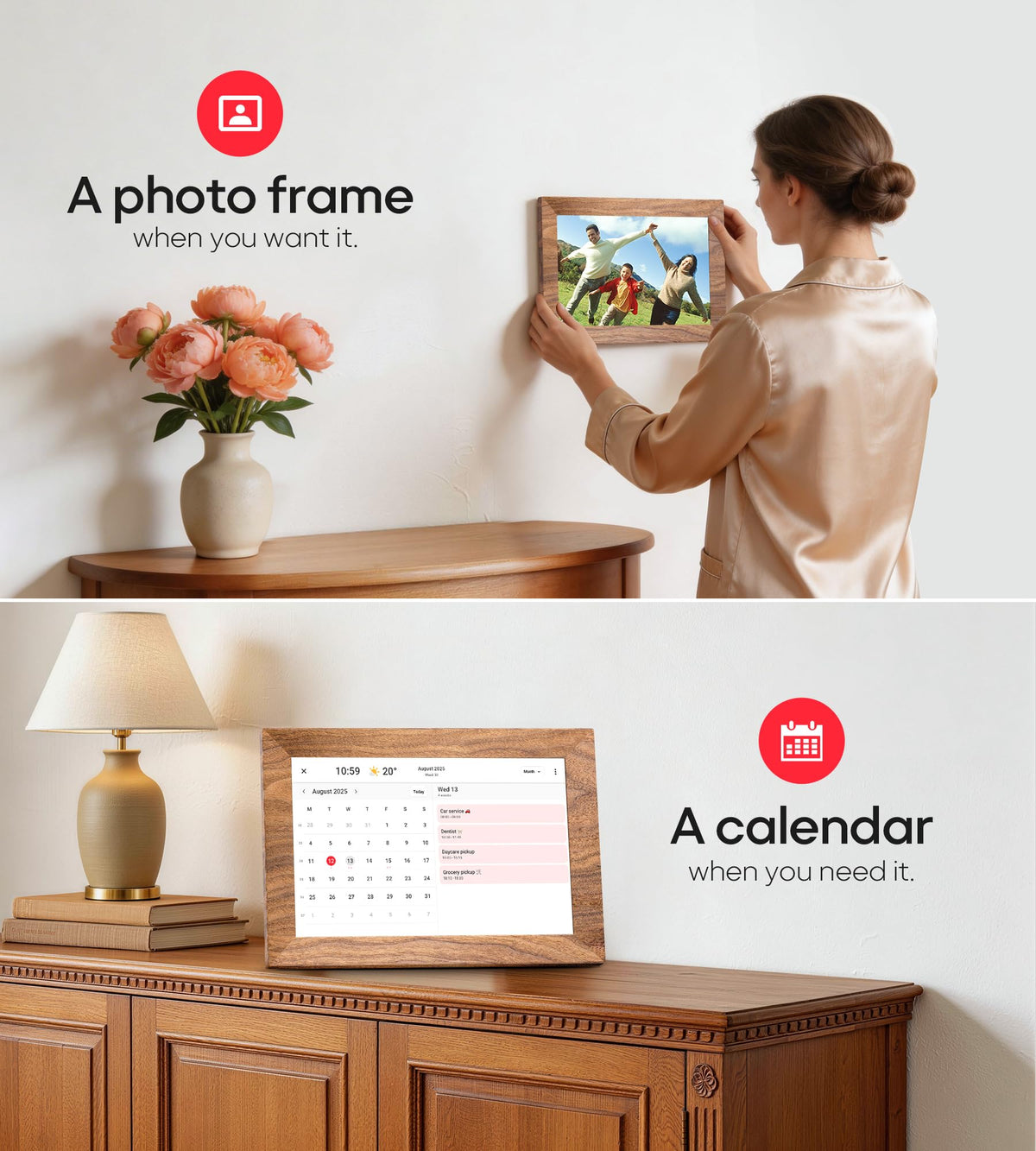 Frameo 10.1" Digital Picture Frame, 32GB Memory WiFi Electronic Photo Frame 🍁 All In One Marketplace Canada