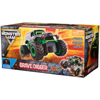 Monster Jam , Official Grave Digger Remote Control Monster Truck Toy, 1:24 Scale, 2.4 GHz, for Ages 4 and Up 🍁 All In One Marketplace Canada