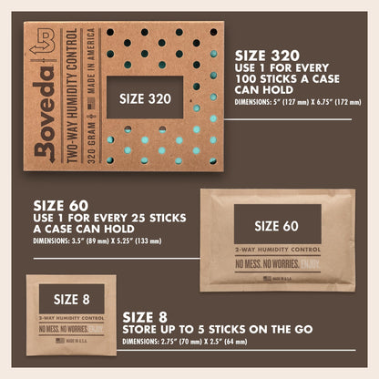 Boveda 84% RH Humidor Seasoning Packs – Size 60 (4-Pack)