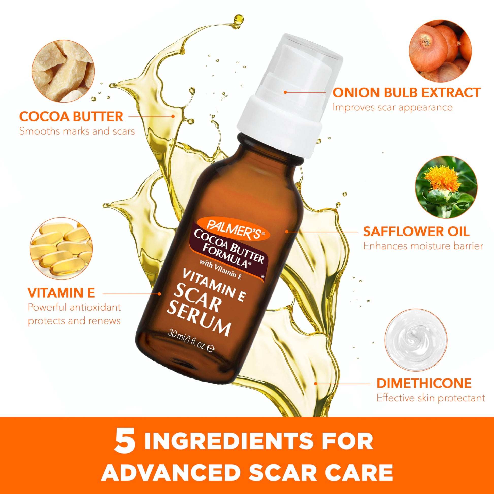 Palmer's Cocoa Butter Formula Vitamin E Scar Serum, 30ml - Available at All In One Marketplace Canada
