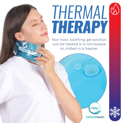Reusable Cold Gel Ice Packs for Injuries | 7 Pack Cold Compress Gel Ice Pack for Knee, Neck, Hip, Shoulder & Back Pain - Available at All In One Marketplace Canada
