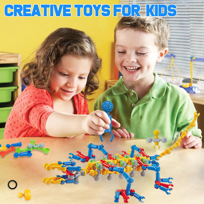 170 Pcs STEM Building Blocks Toys for Kids Ages 4-8, Birthday Gifts Boys 🍁 All In One Marketplace Canada