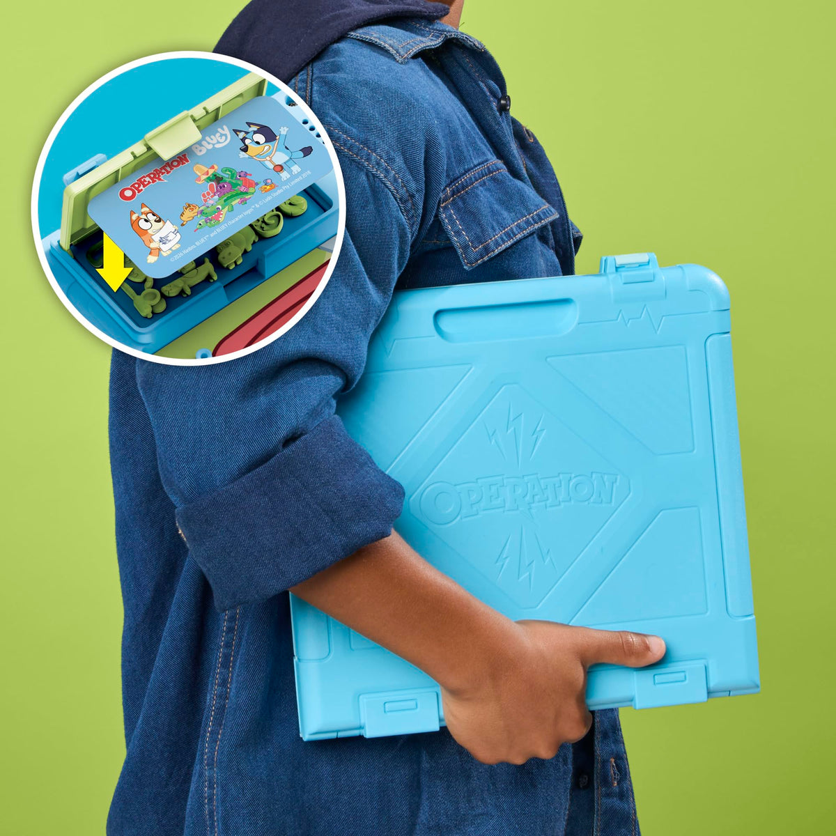 Operation Bluey Edition Electronic Board Game with Carrying Case