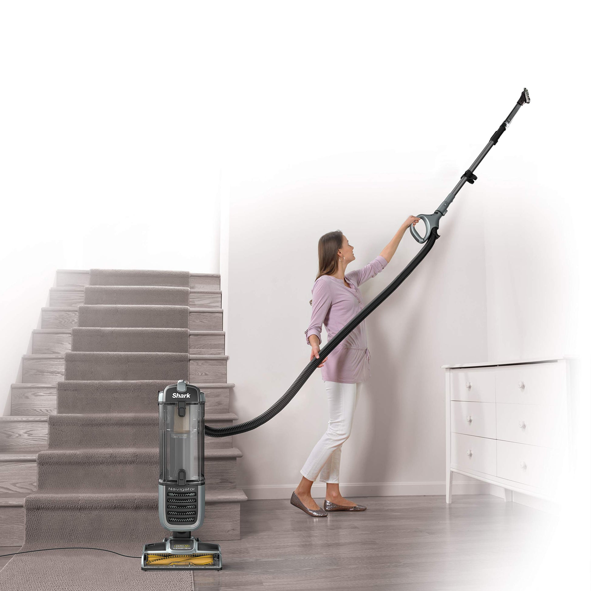 Shark Navigator Self-Cleaning Brushroll Pet Upright Vacuum (ZU62C) - Canadian Version, 35 x 30.3 x 77 cm - Available at All In One Marketplace Canada