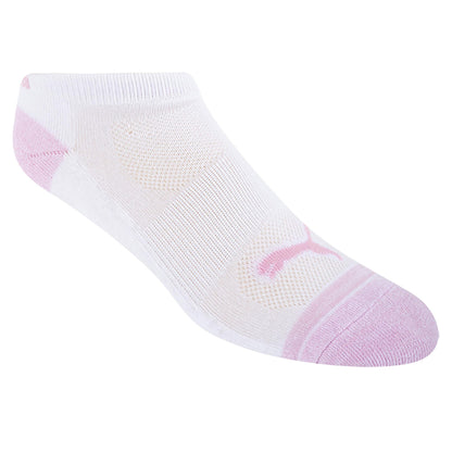 PUMA womens 8 Pack Low Cut Socks, White, 9-11 PUMA
