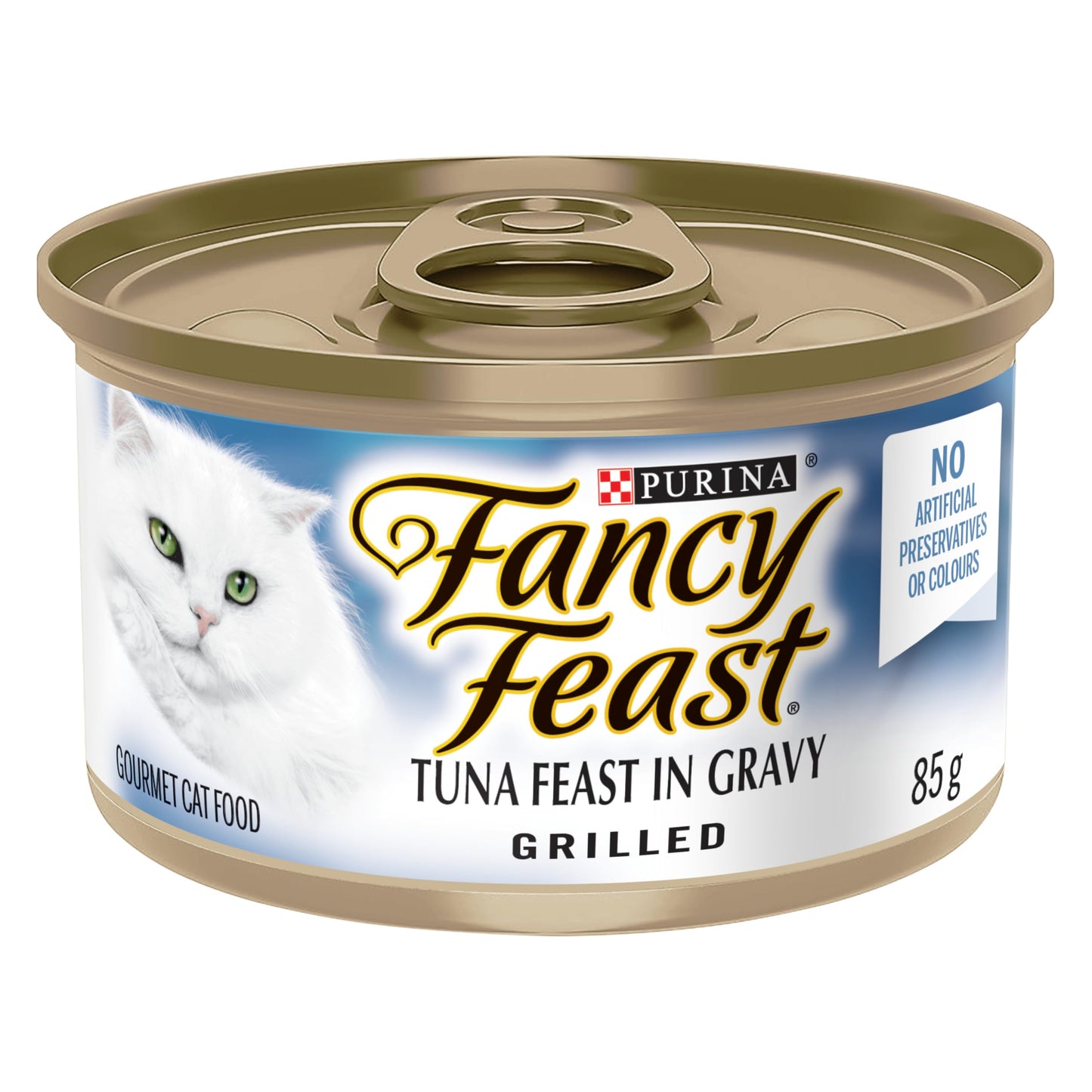 Fancy Feast Grilled Wet Cat Food, Tuna Feast - 85 g Can (24 Pack) Fancy Feast