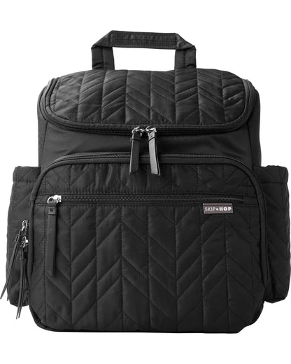 Skip Hop Diaper Bag Backpack: Forma, Multi-Function Baby Travel Bag with Changing Pad & Stroller Attachment, Black 🍁 All In One Marketplace Canada