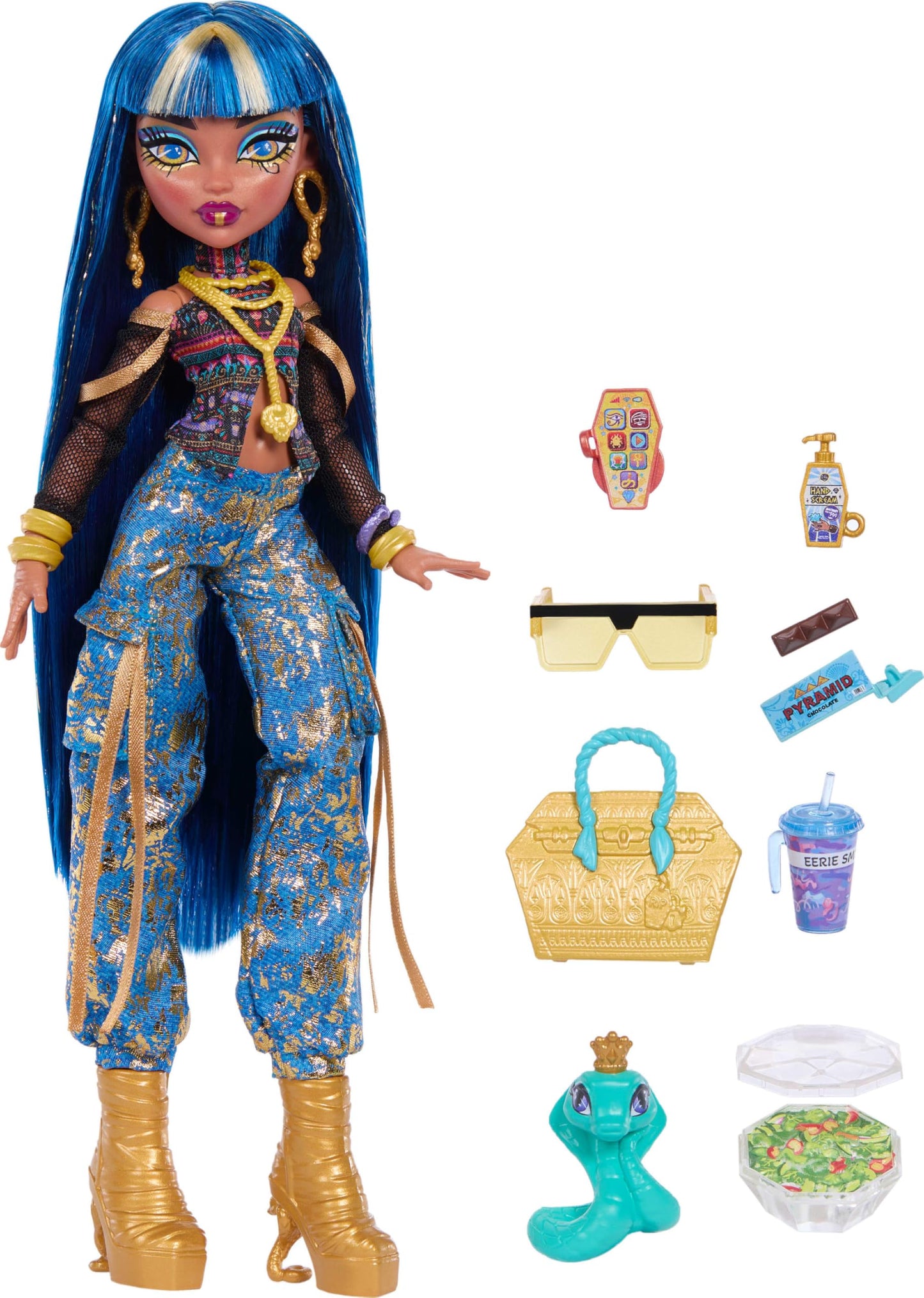Monster High Cleo De Nile Doll with Pet Cobra 🍁 All In One Marketplace Canada