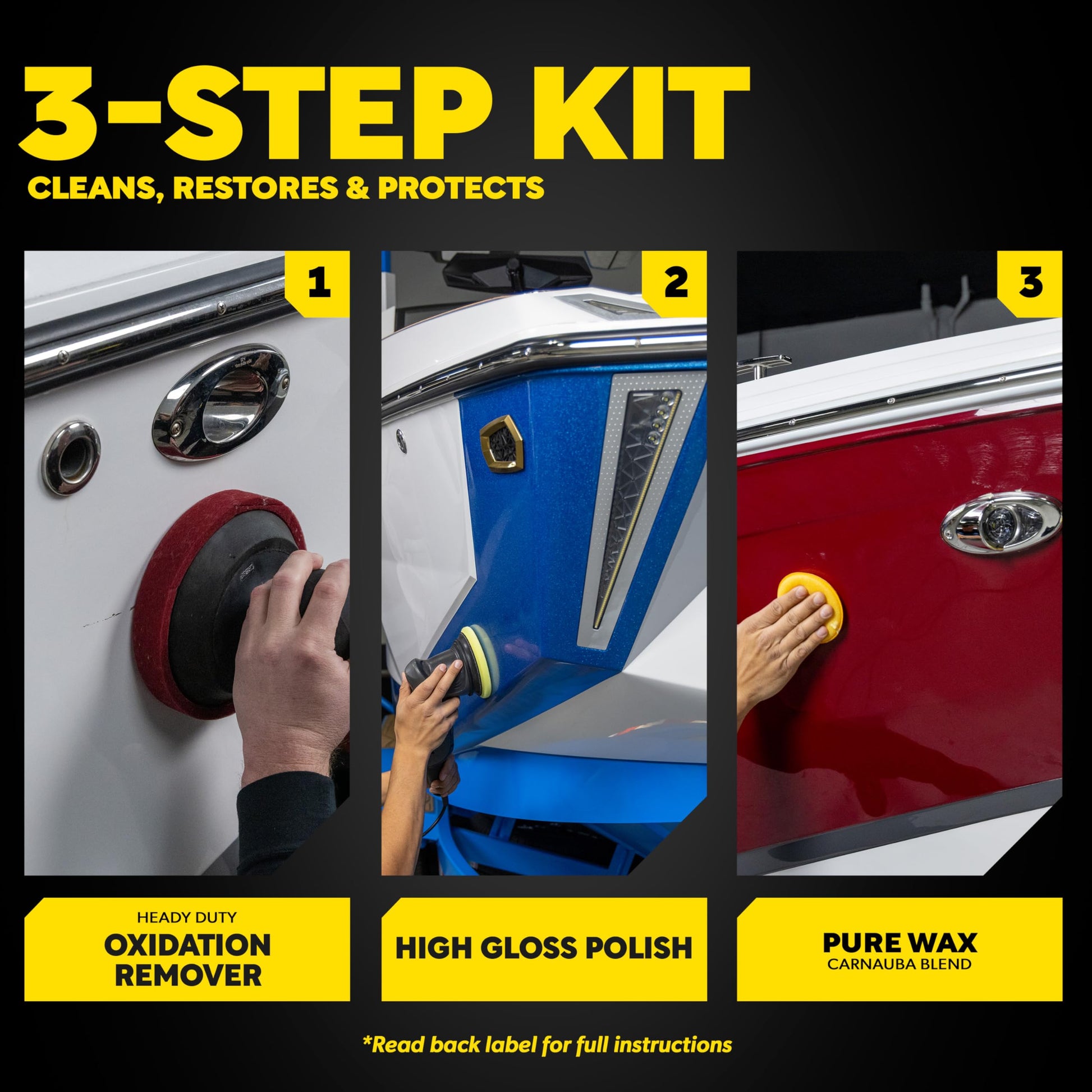 Meguiar's M-4965 MG Fiberglass Oxidation Removal Kit Meguiar's