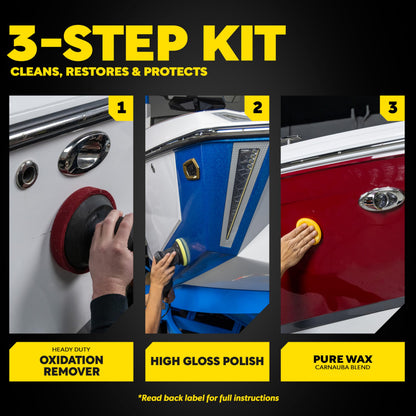 Meguiar's M-4965 MG Fiberglass Oxidation Removal Kit Meguiar's