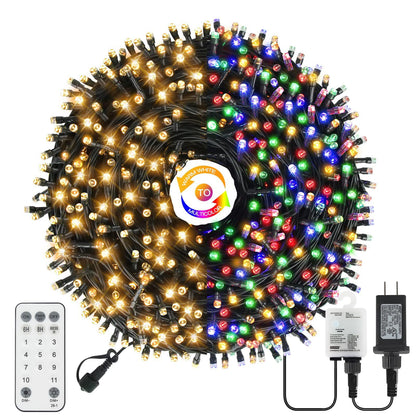 Green Convenience 170FT 500LED UL Color Changing String Lights,11Modes 🍁 All In One Marketplace Canada