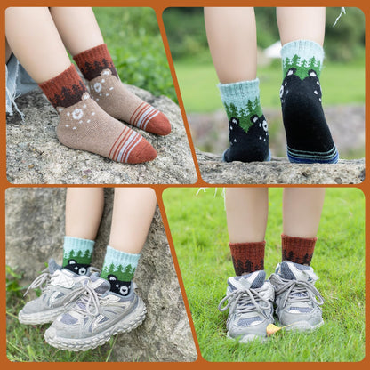 Kids Merino Wool Hiking Socks,Winter Warm Thermal Ski Socks for Boys Girls 🍁 All In One Marketplace Canada