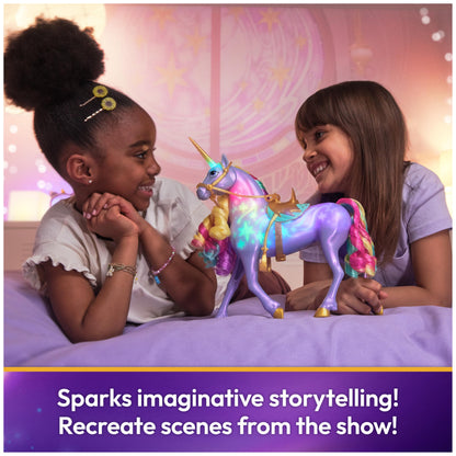 Unicorn Academy, Interactive Rainbow Light-up Wildstar with Lights, Sounds & Music, Easter Gifts Idea, Dolls & Unicorn Toys for Girls Ages 4 and up Unicorn Academy