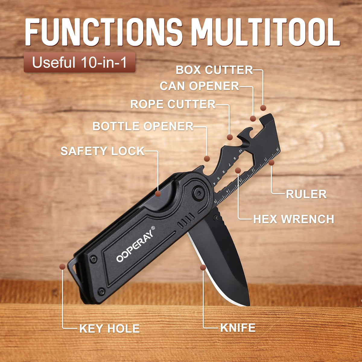 Stocking Stuffers for Men, Gifts for Men Christmas, Multitool, Mens Stocking Stuffers, Christmas Bulk Birthday Gifts for Him Dad Brother, EDC Box Cutter, Fishing Hunting Camping Essentials Gift 🍁 All In One Marketplace Canada