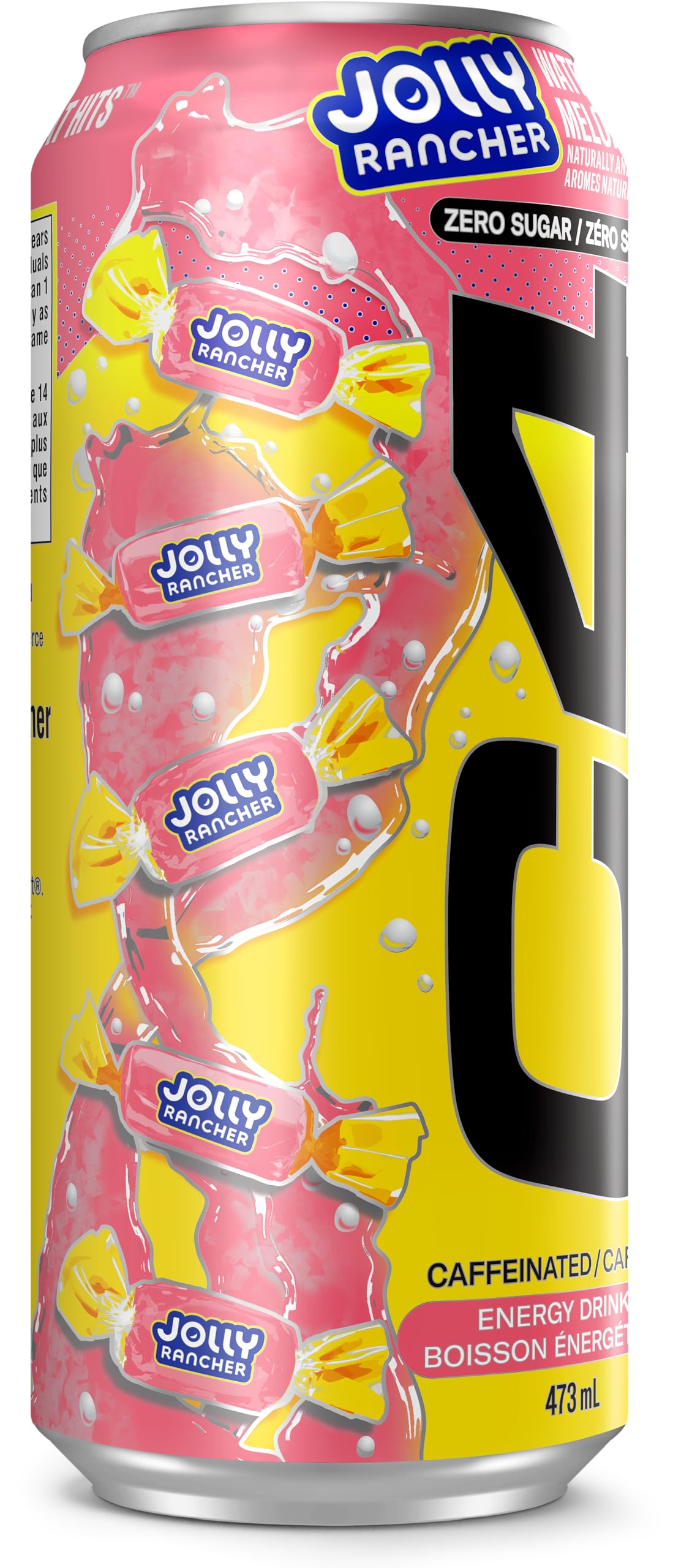 Cellucor C4 Performance Energy Drink, Jolly Rancher Watermelon, Carbonated Sugar Free Drink with no Artificial Colours or Dyes, 473mL, 12 count