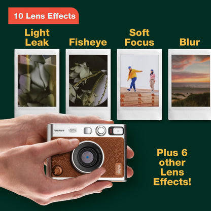 Fujifilm INSTAX Mini Evo Hybrid Instant Camera - Brown 🍁 All In One Marketplace Canada