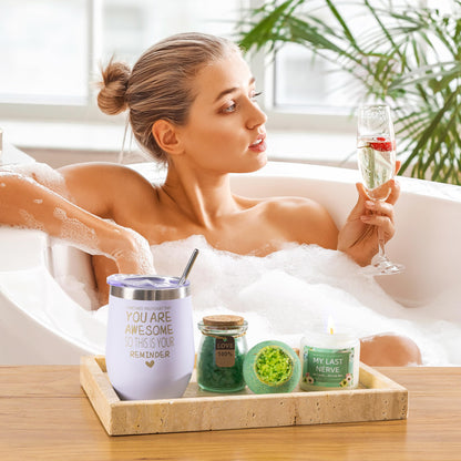 Birthday Gifts Basket for Women,Unique Self Care Package Gift Set for Her 🍁 All In One Marketplace Canada