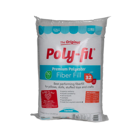 Poly-Fil PF-32 Premium Fiber Fill 32 Ounce Bag, Poly-Fil