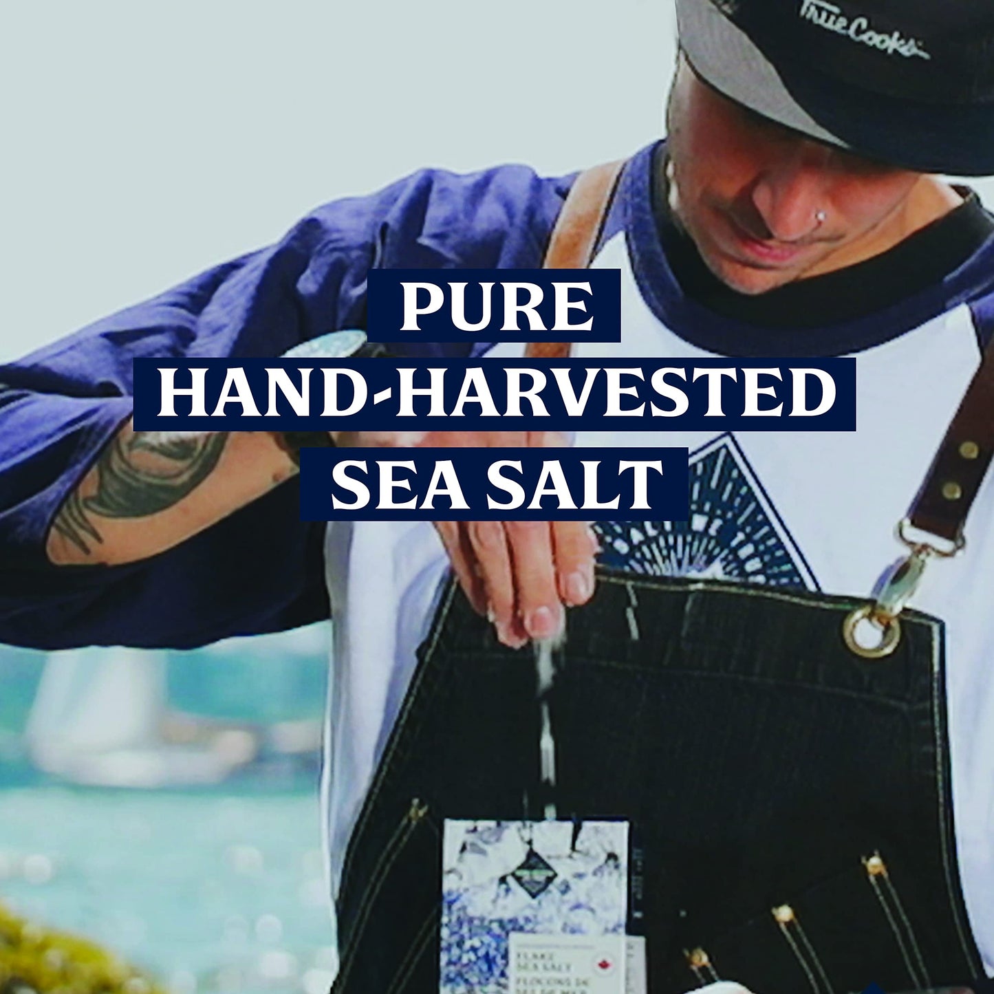 Vancouver Island Sea Salt - 1kg Large Flake Crystals - Hand-Harvested for Cooking, Baking & Finishing