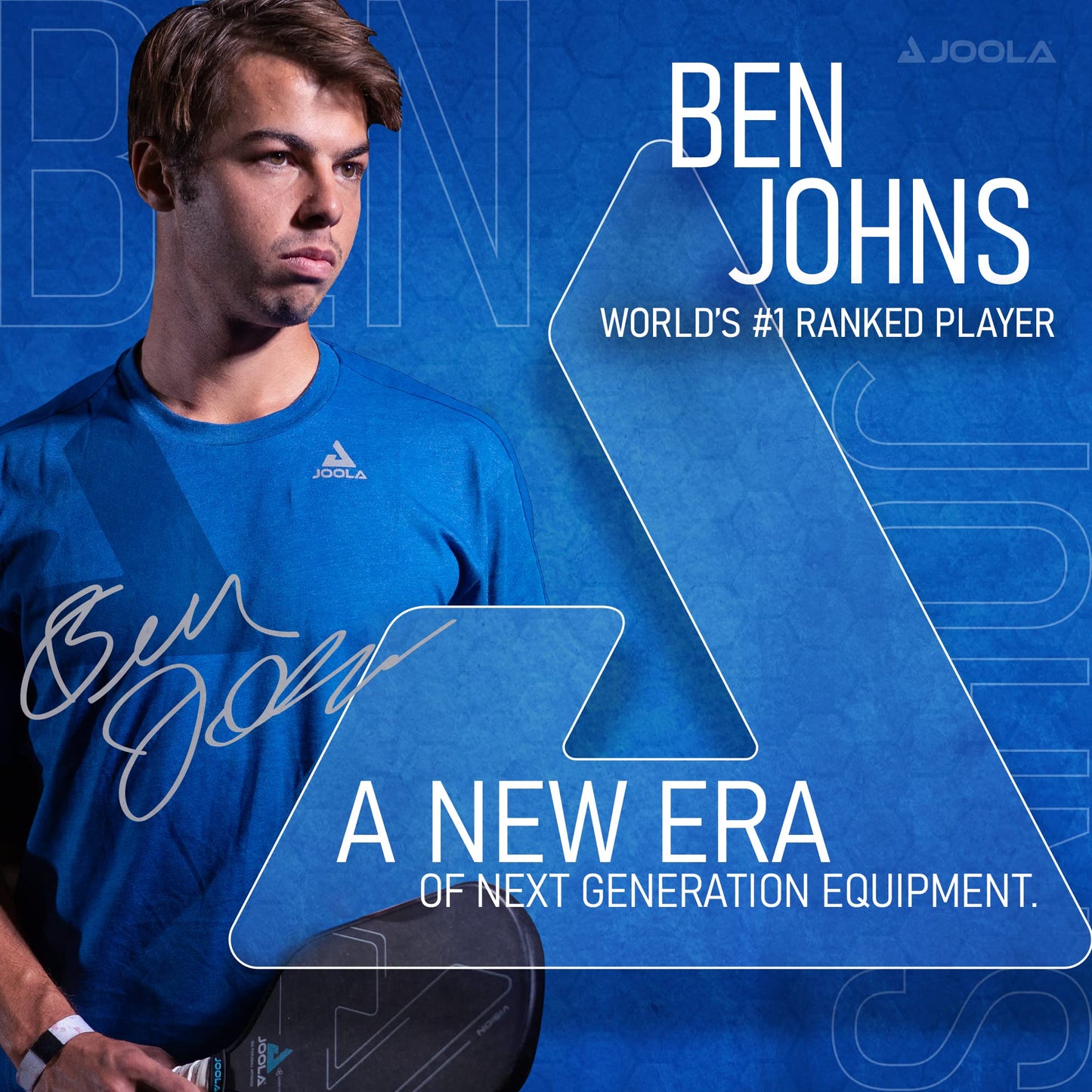 JOOLA Ben Johns Pickleball Set - Made with Reinforced Fiberglass and Honeycomb Polypropylene - Includes 2 Paddles, 4 Balls, and JOOLA Pickleball Bag Joola