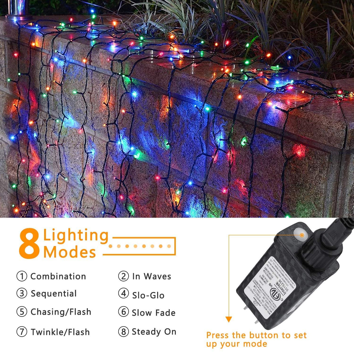 Joomer Multicolor Christmas String Lights,100FT 300LED Plugin Connectable 🍁 All In One Marketplace Canada