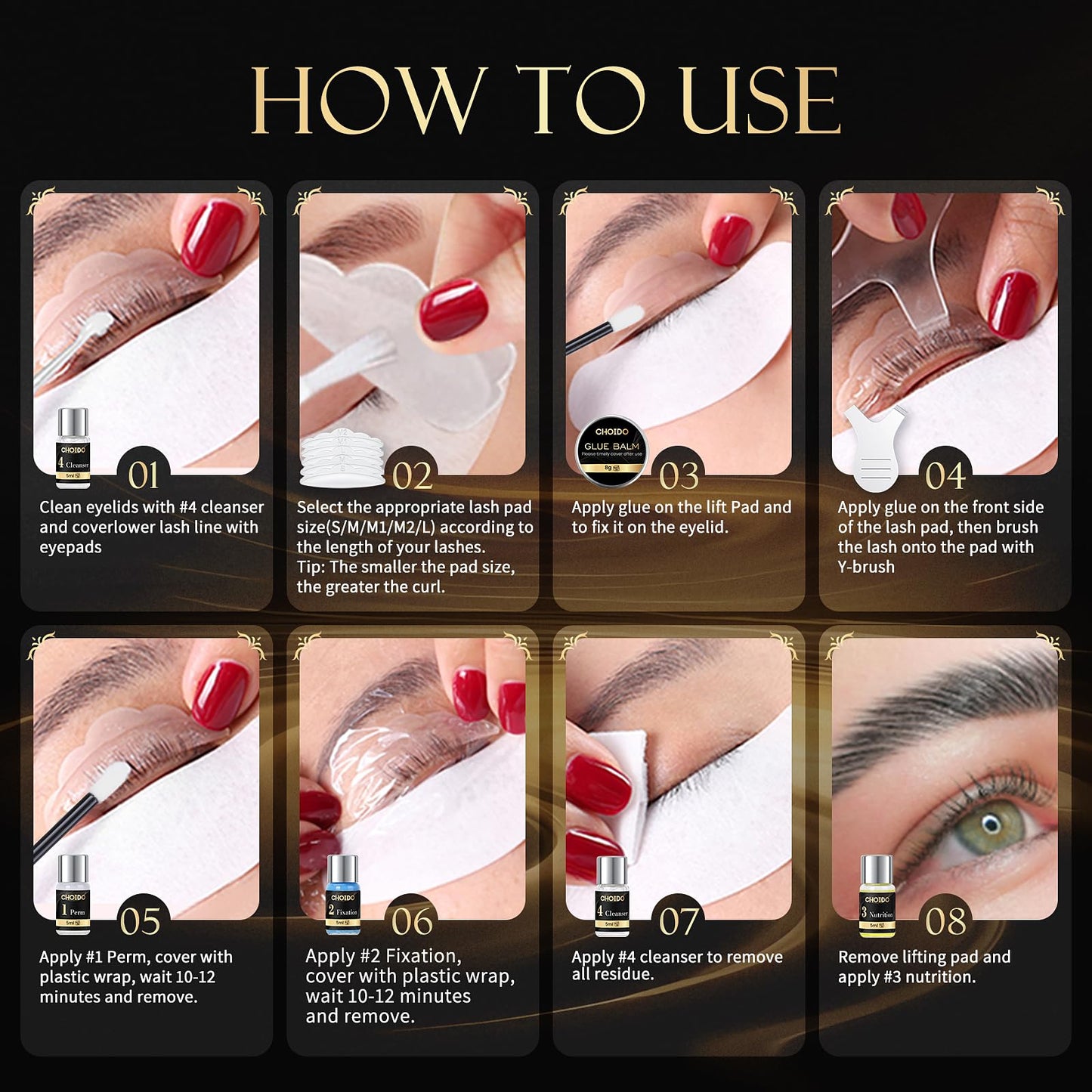 Lash Lift & Brow Lamination Kit 2-in-1, Professional DIY Eyelash Perm for Home Use & Salon, Long-Lasting Curl Effect Up to 8 Weeks - Easy Application - Available at All In One Marketplace Canada