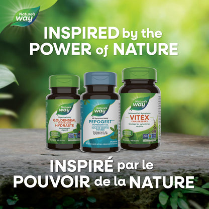 Nature’s Way Pepogest Peppermint Oil Softgels – Help Relieve Abdominal Pain, Gas & Bloating Associated with Irritable Bowel Syndrome – Enteric-Coated – 60 Capsules - Available at All In One Marketplace Canada