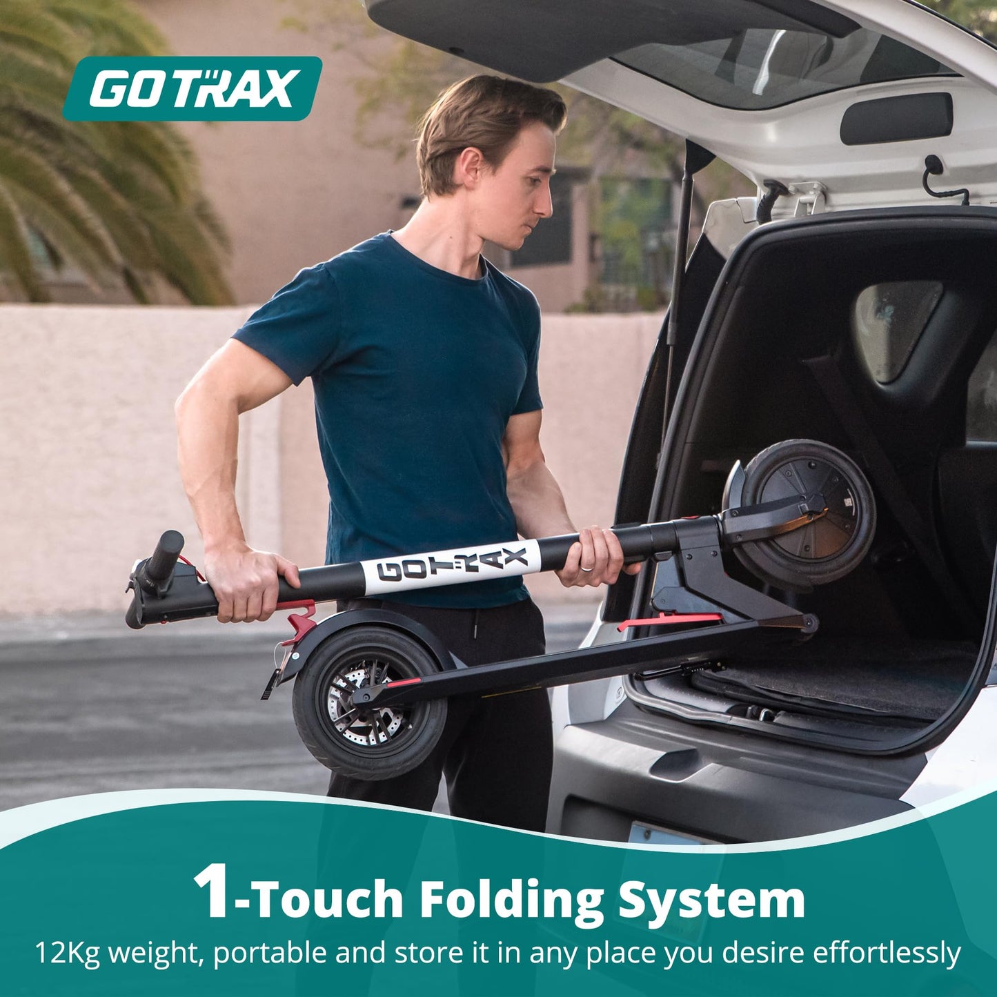 Gotrax Electric Scooter for Adults, 8.5" Tire, Max 15Km Range, 25Km/h Speed Gotrax