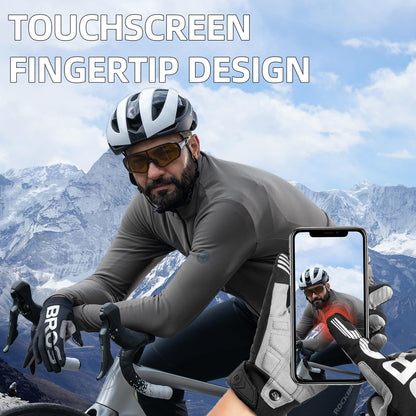 ROCKBROS Winter Cycling Gloves - Full Finger, Water Resistant, Touch Screen Compatible for Men & Women, Skiing & Biking 🍁 All In One Marketplace Canada