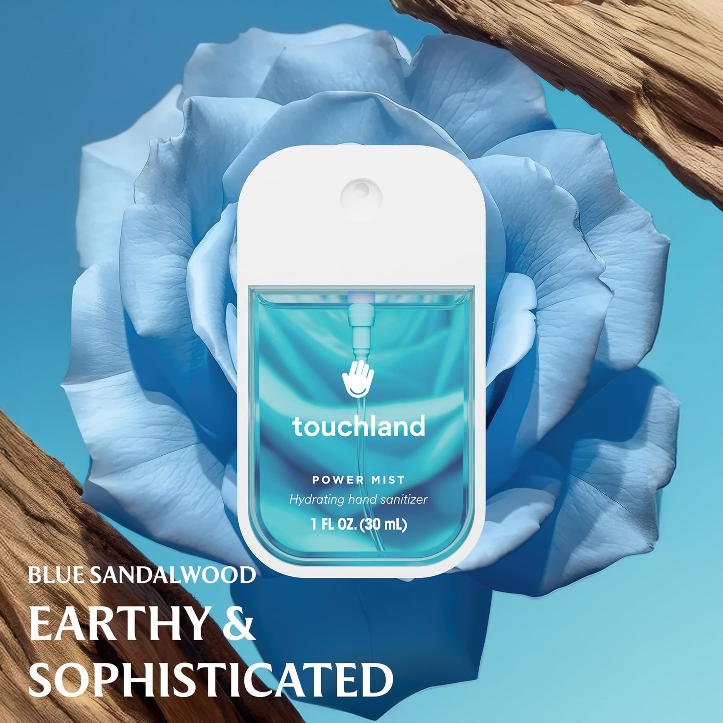 Touchland Hand Sanitizer Spray, Fresh & Woods Trio - 3 x 1 FL OZ