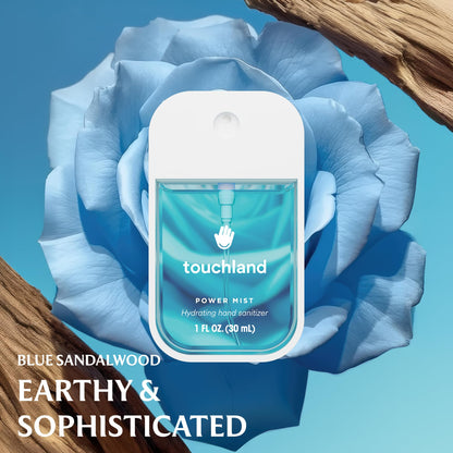 Touchland Hand Sanitizer Spray, Fresh & Woods Trio - 3 x 1 FL OZ